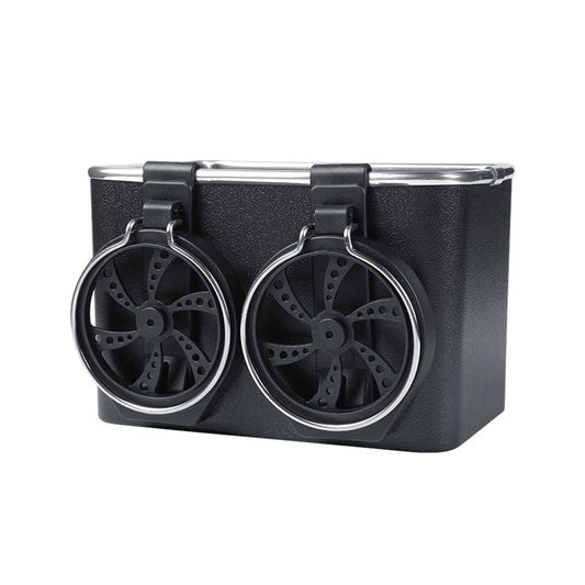Multifunctional Car Armrest Organizer – Storage Box with Adjustable Cup Holders